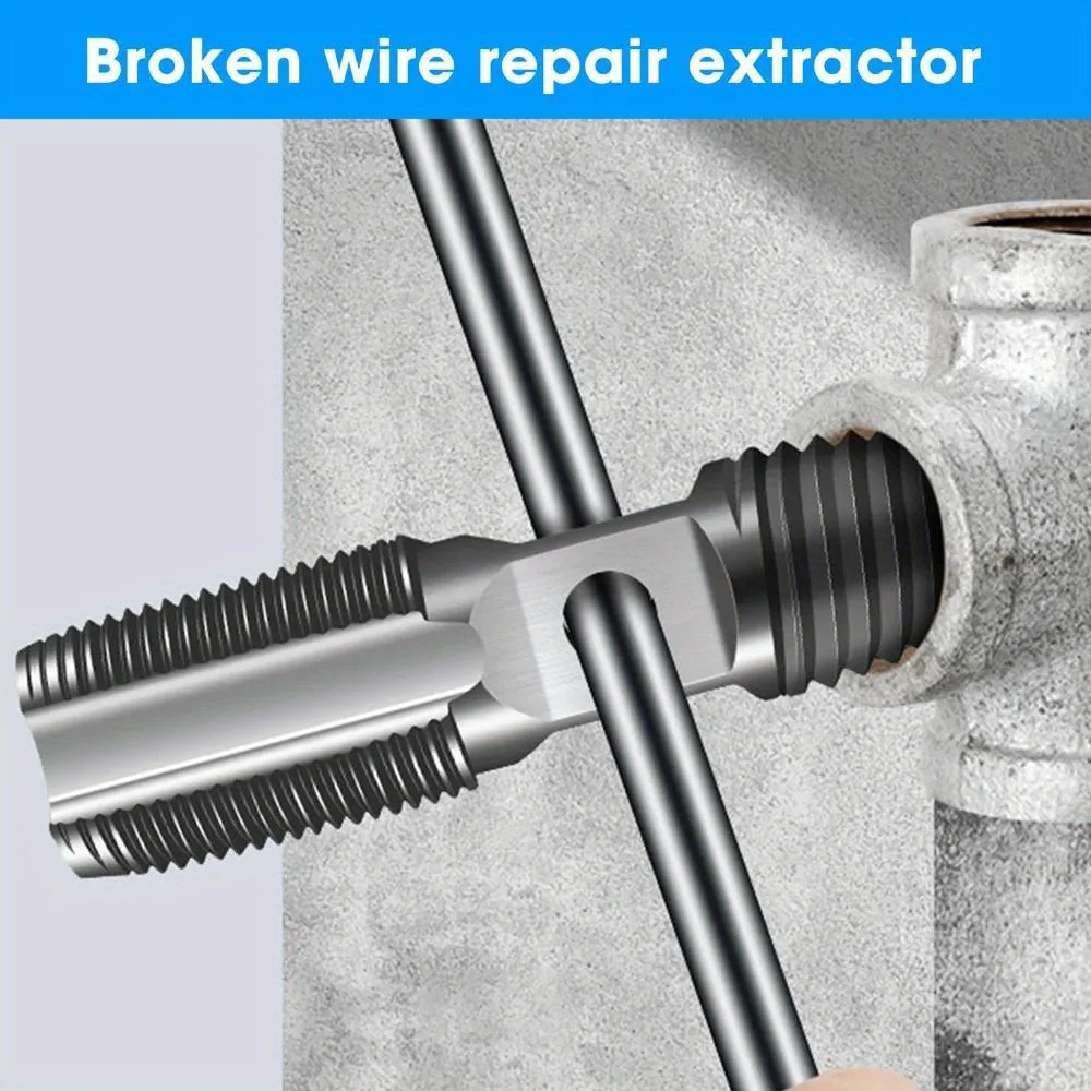 Корончатое сверло с двойной головкой для ремонта поврежденных водопроводных