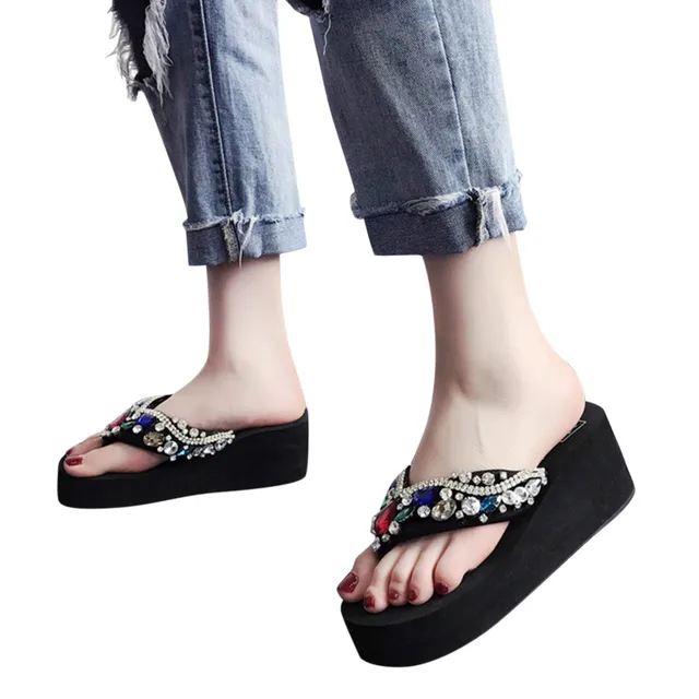 Womens Size 11 Sandals Black Sandals Women 37 Wedges Shoes Women Sandals  Comfort With Elastic Sandals Platform for Women Black - купить по выгодной  цене | AliExpress