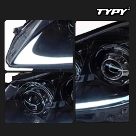 Автомобильный фонарь TYPY для Toyota Crown 2010-2012, фара, светодиодный проектор, дневные ходовые огни, автомобильные аксессуары