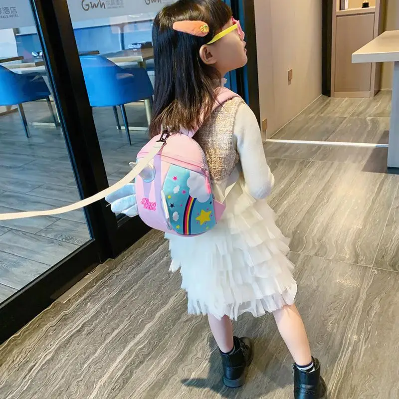 

Милый детский школьный ранец с единорогом, сумки для малышей и дошкольников, рюкзак с защитой от потери, сумка для дошкольного возраста для ...