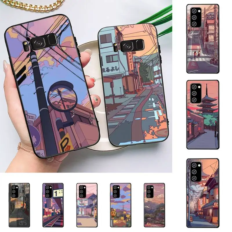 

Japanese Anime Hand Painted House Phone Case For Samsung Galaxy J4 plus J6 J5 J72016 J7prime cover for J7Core J6plus