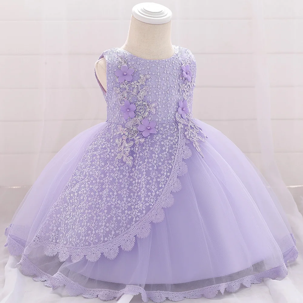 

Vestidos Baby Girl 1 Year Birthday Dress Newborn Christening Gown Flower Girl Dresses For Weddings