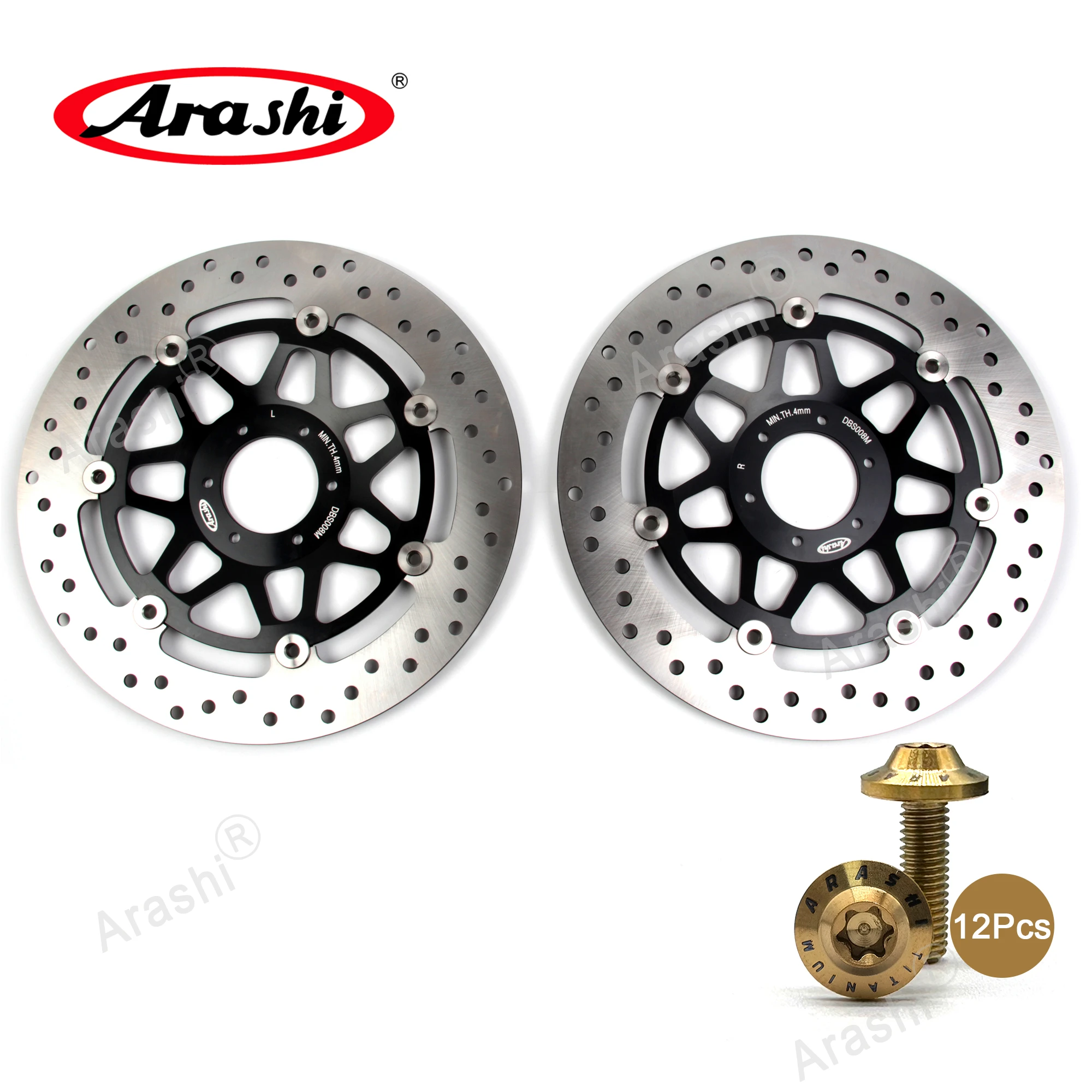 

ARASHI RS250R CNC Front Brake Rotor Discs Disk Bolts Screw For HONDA RS 250 R 1990 - 1997 1991 1992 1993 1994 1995 1996