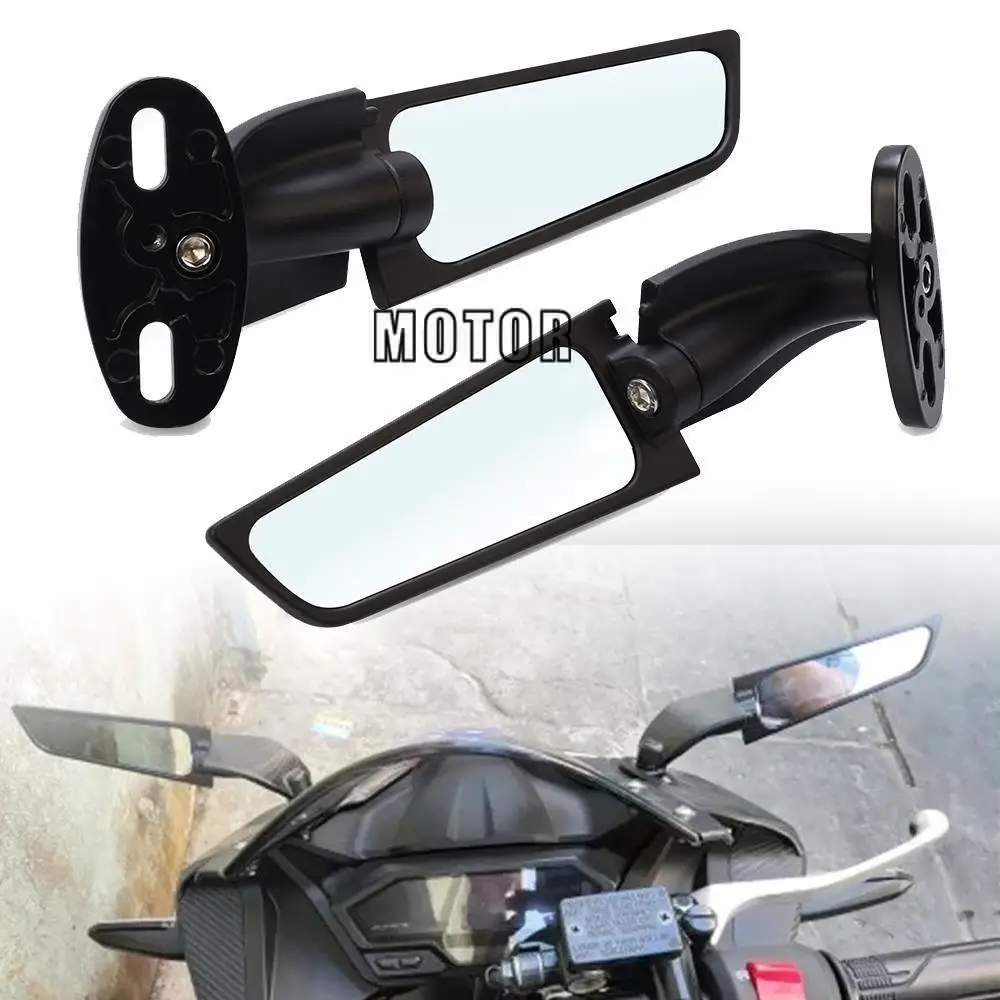 

Motorcycle Mirror For Honda CB400/CB400SF/CB400 VTEC CB400X CB500 CB500F CB500R Wind Wing Adjustable Rotating Rearview Mirror