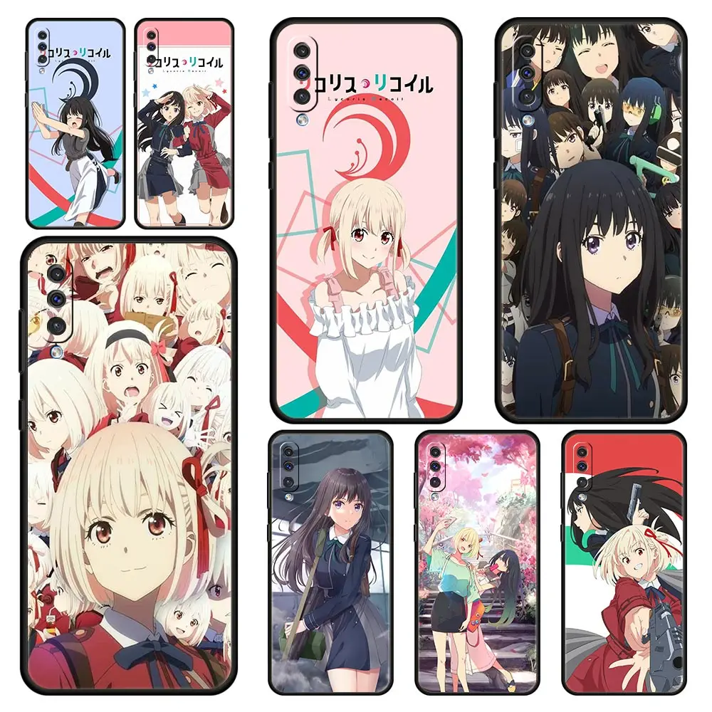 

Lycoris Recoil Anime Takina Inoue чехол для телефона Samsung Galaxy A52 A50 A70 A30 A40 A20S A20E A02S A12 A22 A72 A32 5G A04s чехол