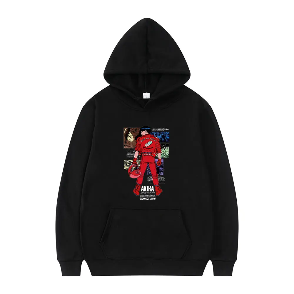 

Японское аниме Akira, Классическая зимняя Толстая Удобная Свободная Повседневная дизайнерская нишевая мужская толстовка с длинными рукавами...