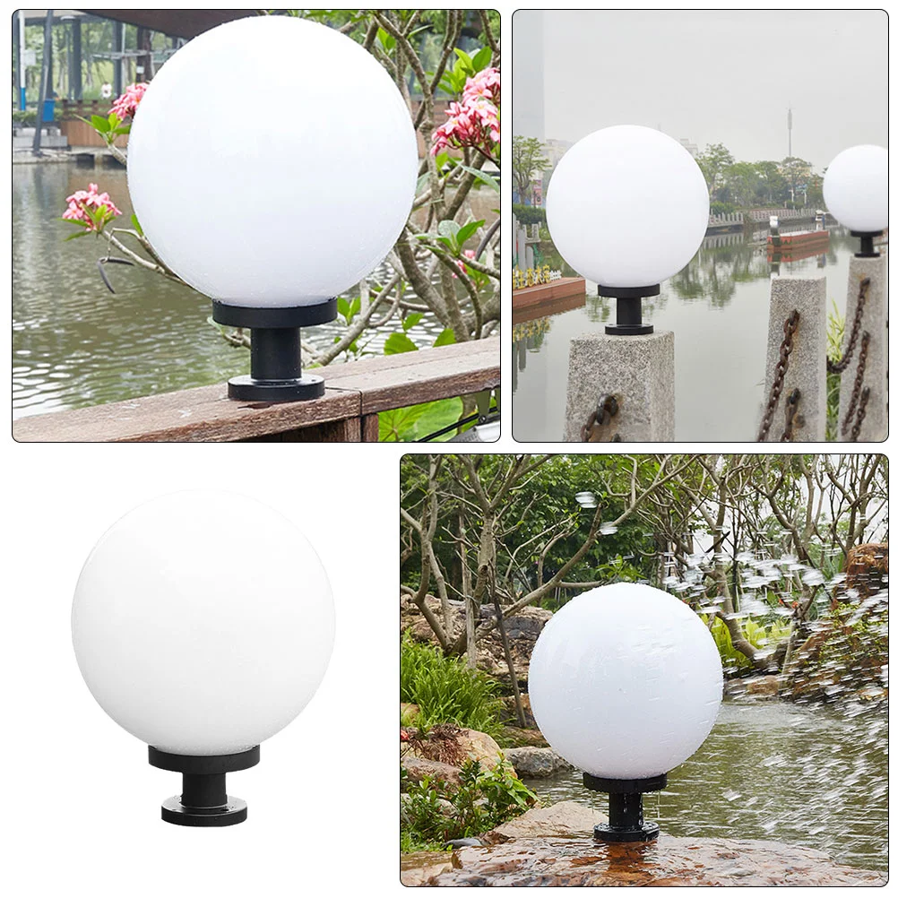 

Светильники для забора, Рождественский Декор, наружное освещение, светильник для двора, светильники, уличные акриловые столбы, солнечные светильники для