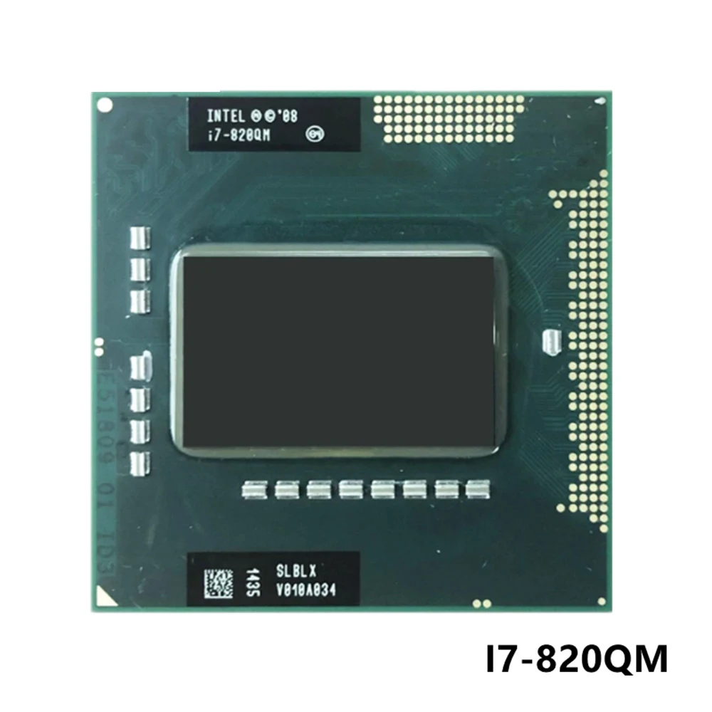 

Процессор lntel Core i7 820QM 1,73 ГГц для ноутбука, четырехъядерный i7 820Q PGA988 SLBLX