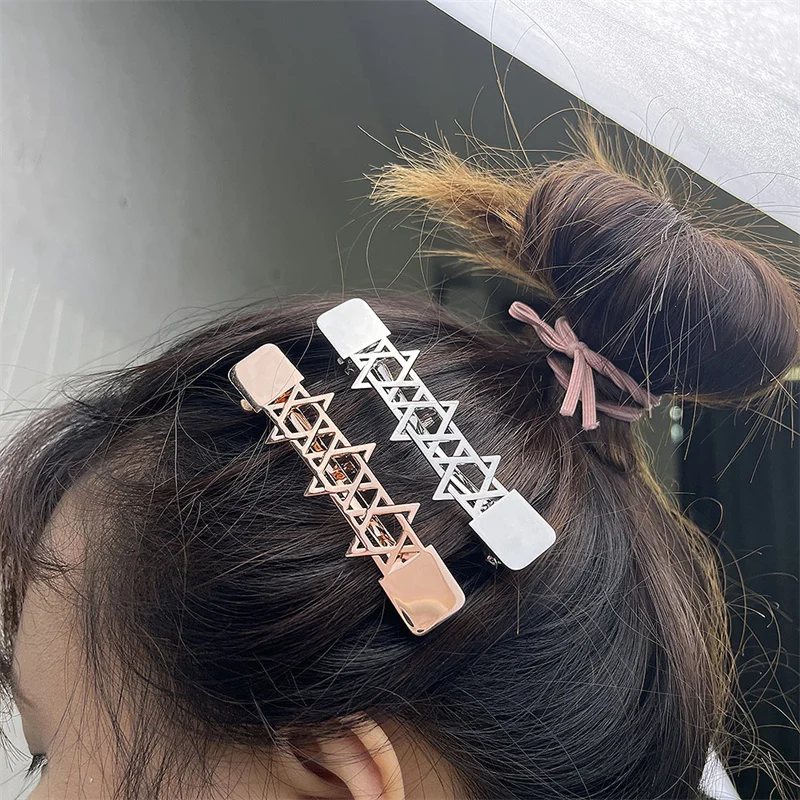 

Personality Hair Clips for Women Girl Hair Accesories Fashion Ponytail Holder Hairgrips Headwear Fashion Stainless Steel Jewelry