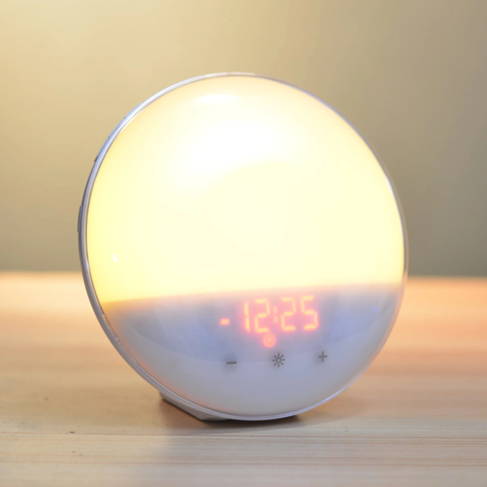 

Wake Up Smart Light Alarm Clock with 7 Colors Sunrise Sunset Simulation Atmosphere Light White Noise With Sleep Night Light
