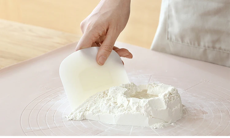 

Youpin 5pcs PC Cutter Scraper Trapezoidal Structure Easy To Catch Durable Simple Dough Scraper 85*120mm