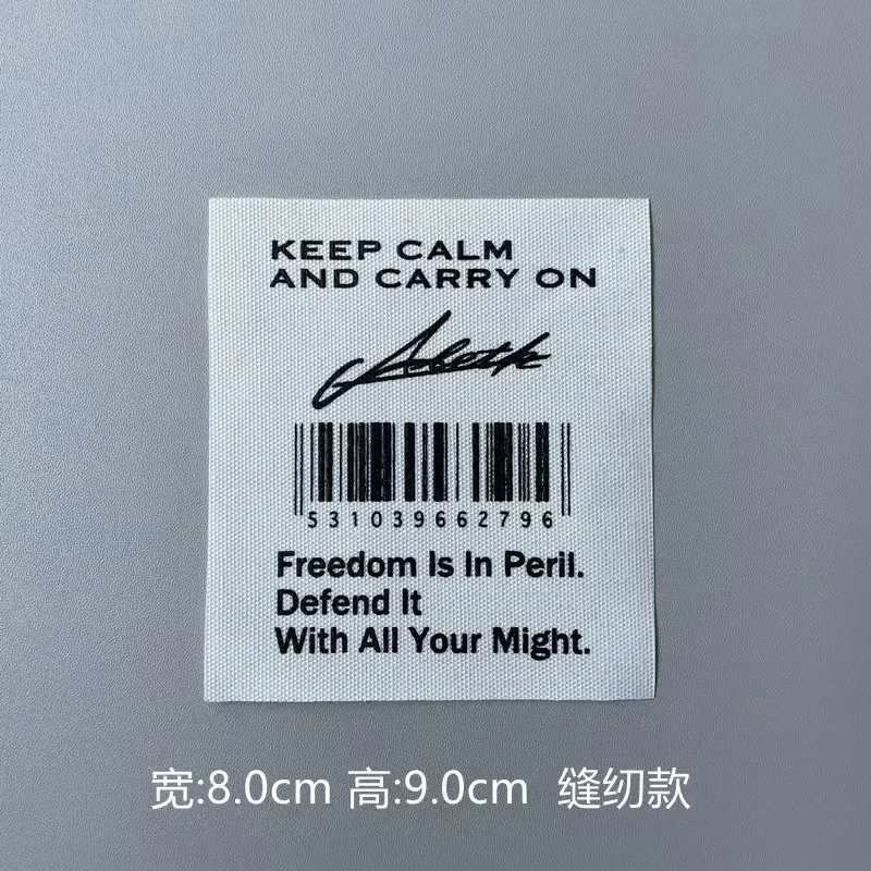 

12 шт./лот смешанные мягкие тканевые этикетки различные буквы вышивка ручной работы воротник для Diy вязаные хлопковые тканые нашивки с принт...