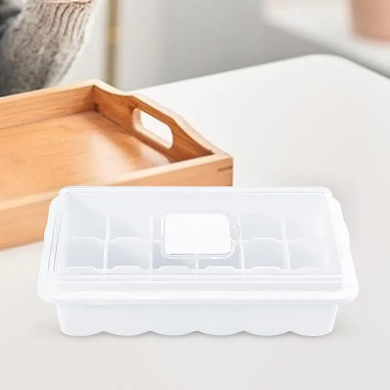 Форма для льда квадратная форма 18 ячеек с крышкой дома паба отеля бара тавина