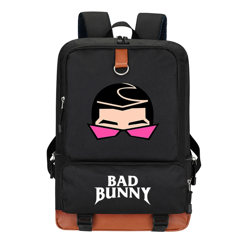 

Singer Bad Bunny Backpack Cute Un Verano Sin Ti School Bag for Boys Girls Cosplay Bookbag Unisex Rucksack