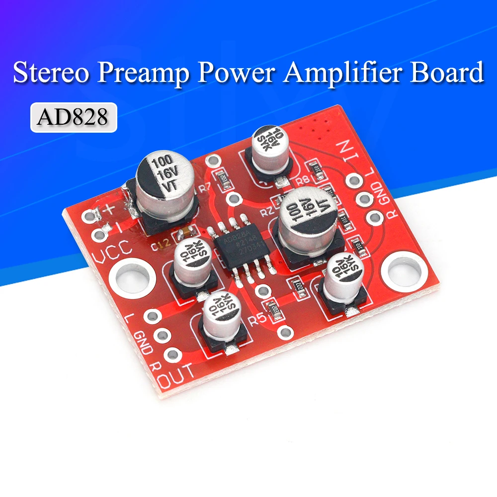 

Stlxy AD828 стерео предусилитель плата