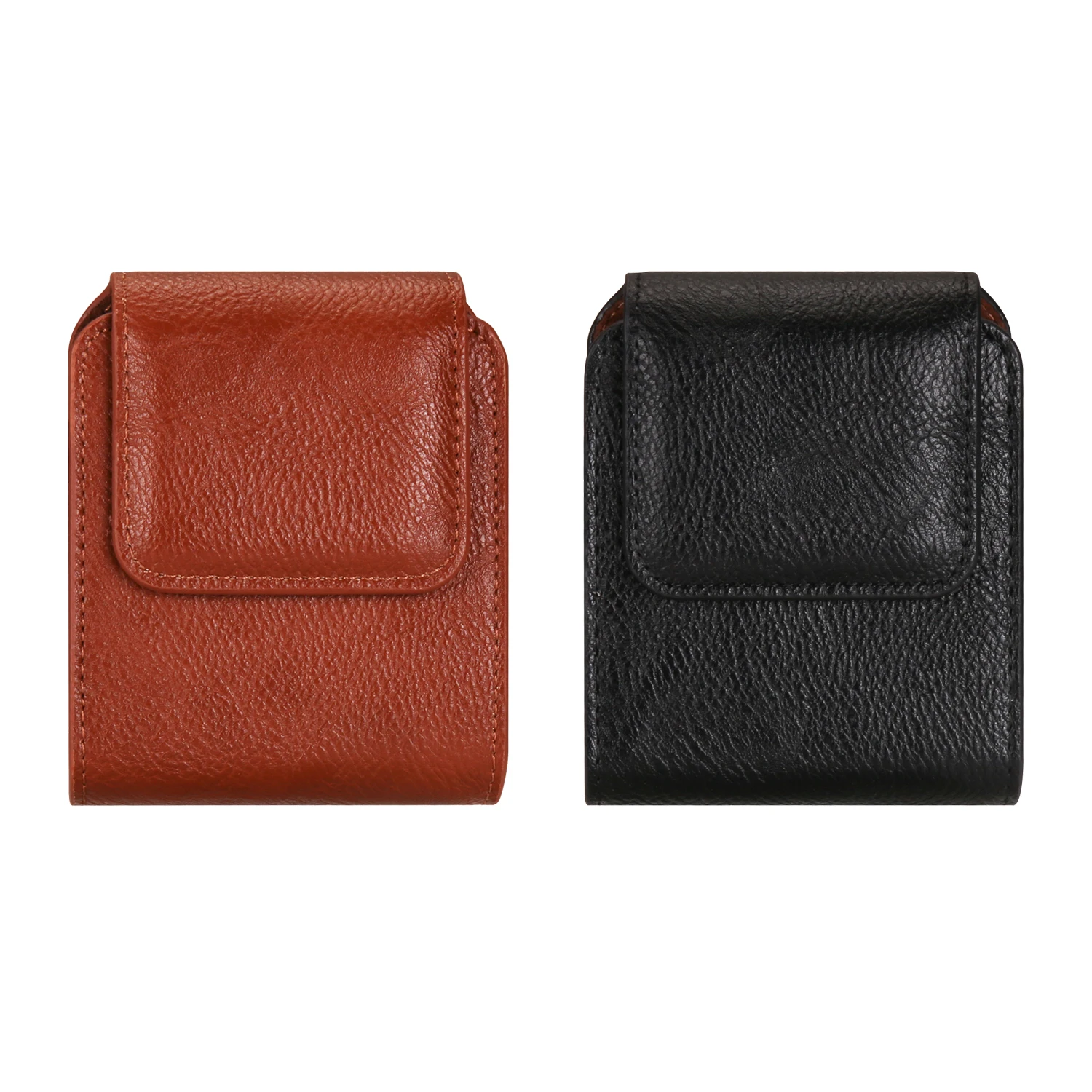 Роскошный кожаный чехол с зажимом для ремня Мужская поясная сумка Samsung Z Flip4 флип 3