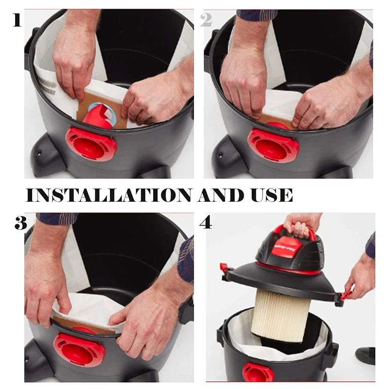 Сменные вакуумные мешки для влажной/сухой уборки пыли магазина-Vac Ridgid пылесос 5–8