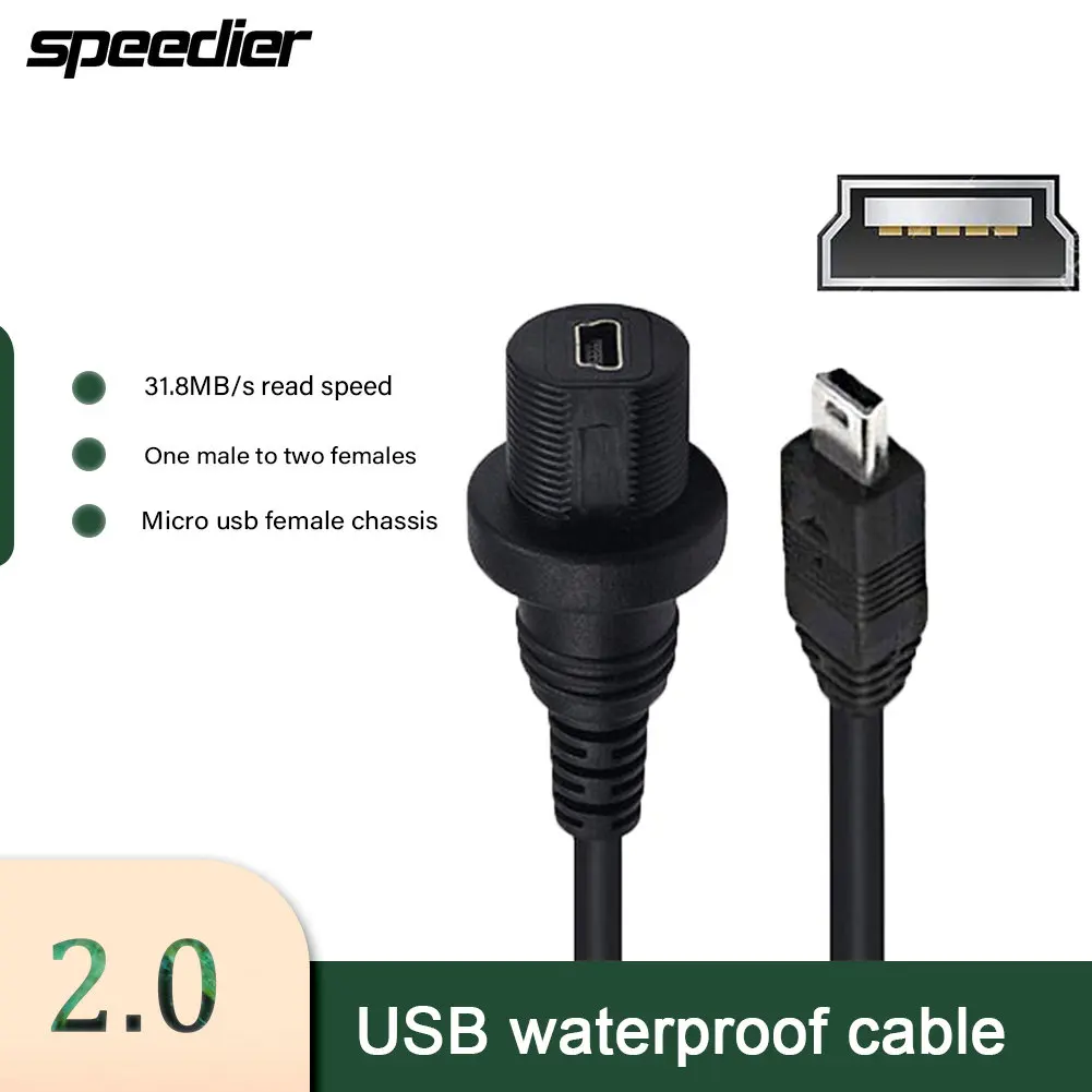 

Водонепроницаемый кабель USB Mini Micro USB, 1 м