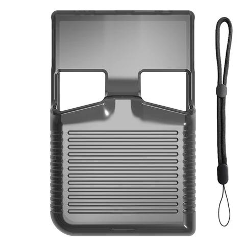 Прозрачный мягкий чехол из ТПУ для ANBERNIC RG 35XX PRO с веревкой против потери, портативный противоударный чехол для RG35XX Pro, аксессуары