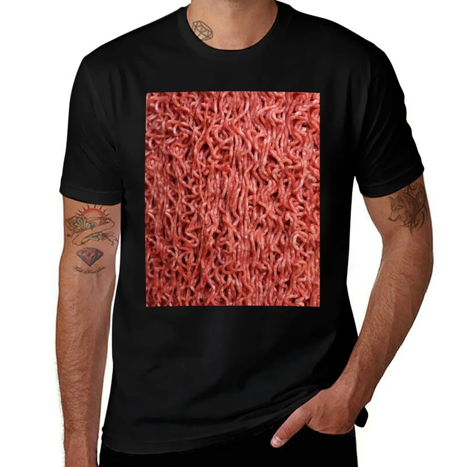 Мужские футболки Raw Ground Beef хлопок
