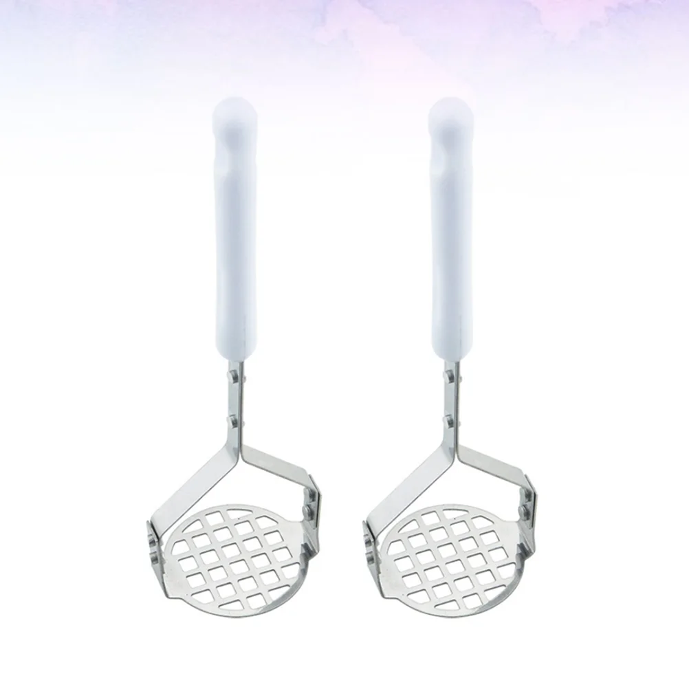 

Masher Potato Ricer Stainless Steel Metal Bean Hand Crusher Fruit Kitchenvegetables Manual