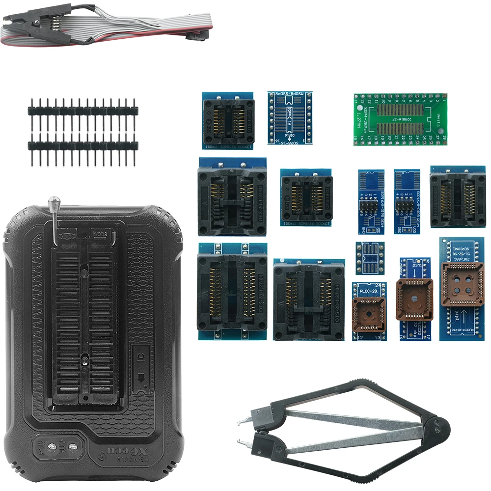 T48 [TL866-3G] программатор 17 адаптеров поддержка 31000 + микросхем для тестера