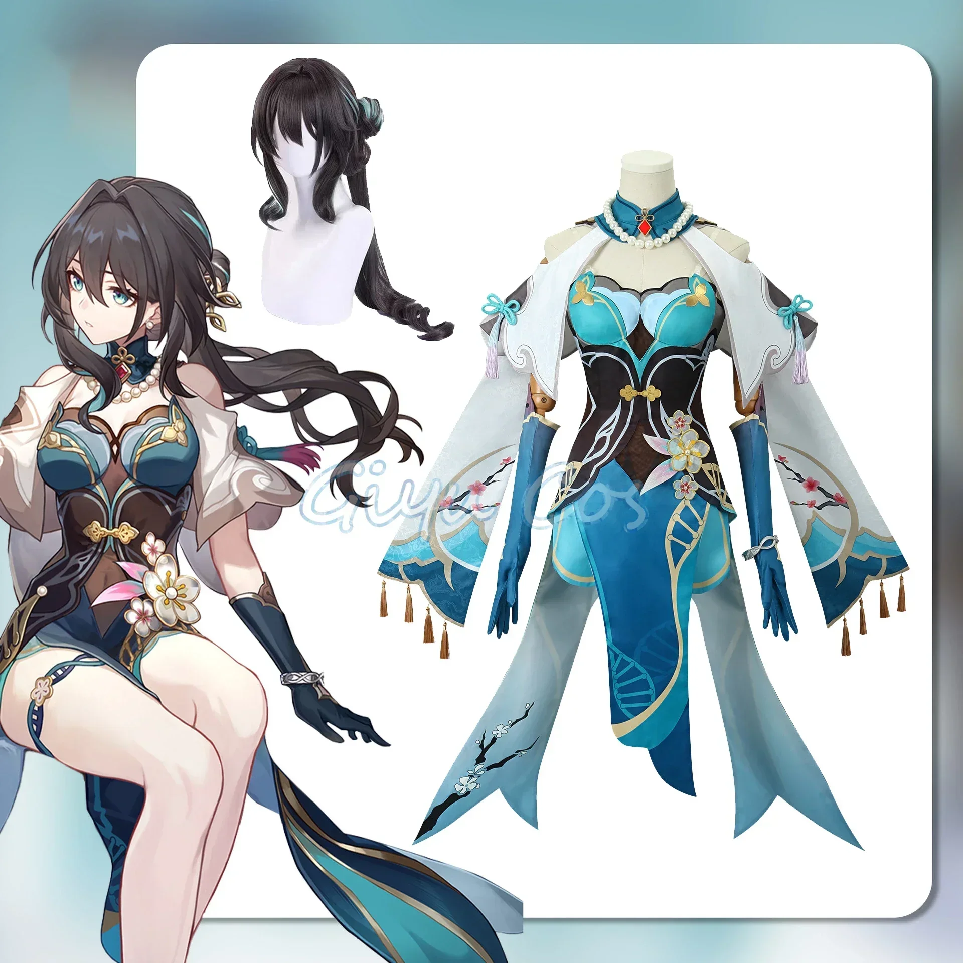 Rembali Mei Косплей Костюм Honkai Star Rail Карнавальная форма Костюмы на Хэллоуин Игра Аниме