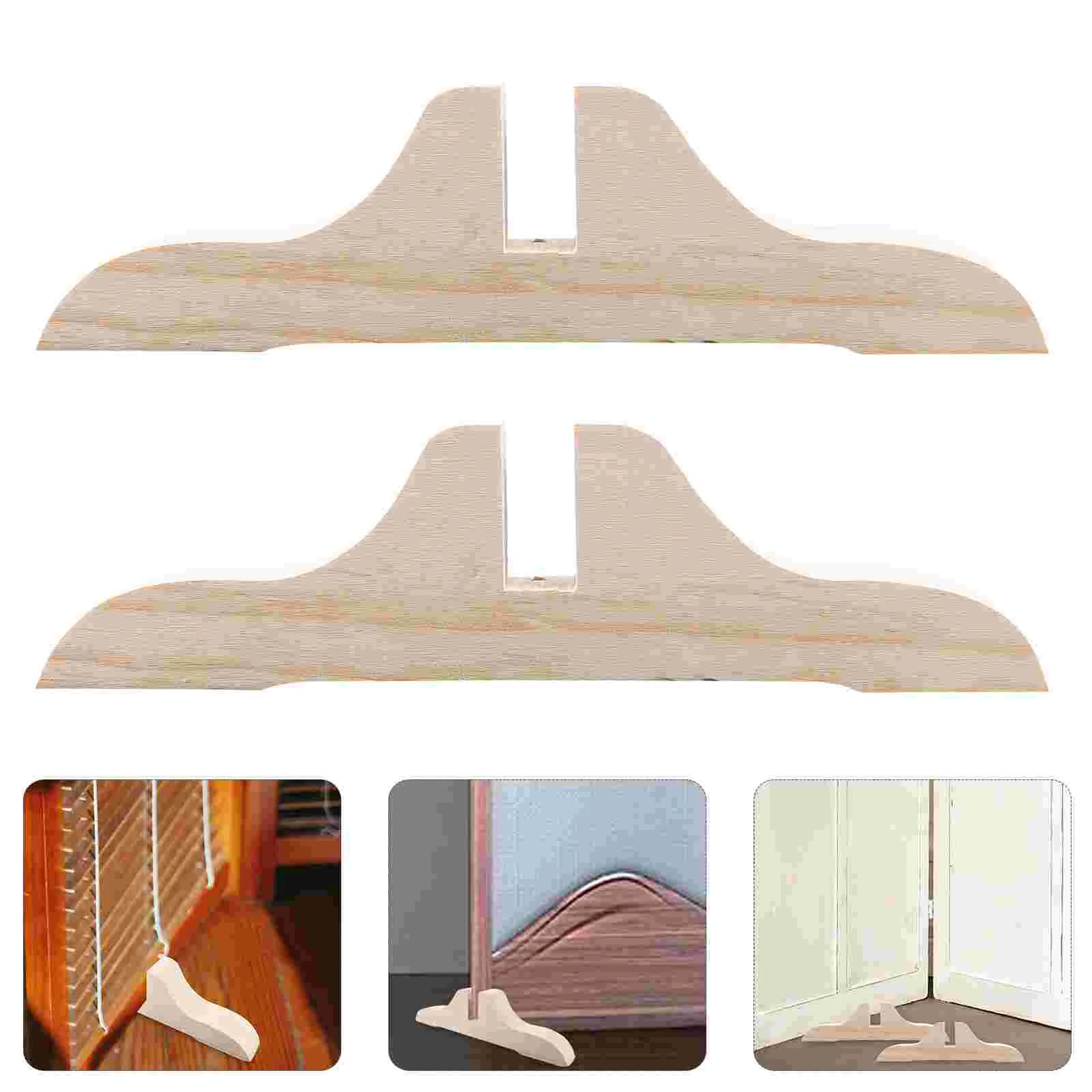 

Tripod Divider Base Room Wooden Stand Accessory Wear-resistant Screen Feet Folding Bracket