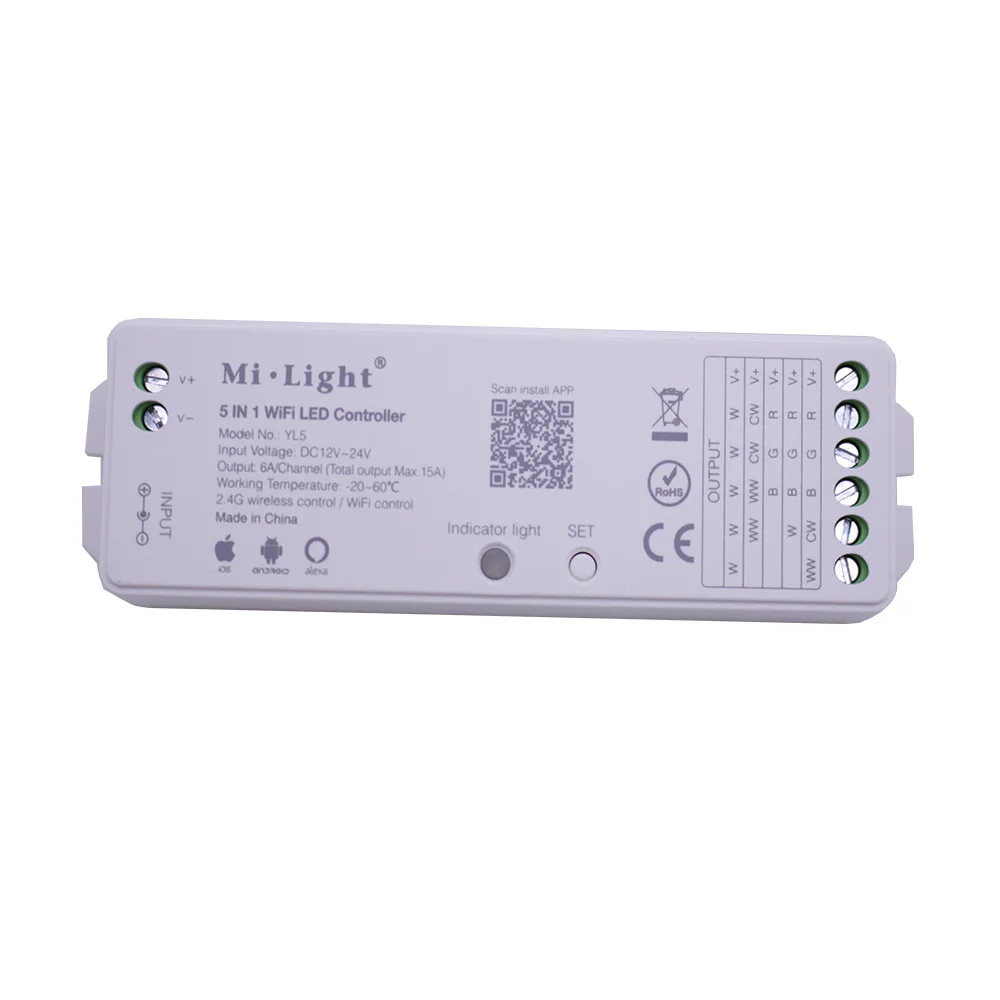 

MiLight WiFi контроллер WL-Box1 для RGB LED ленты