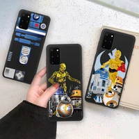 star wars r2d2 phone case for samsung galaxy note20 ultra 7 8 9 10 plus lite m21 m31s m30s m51 soft cover