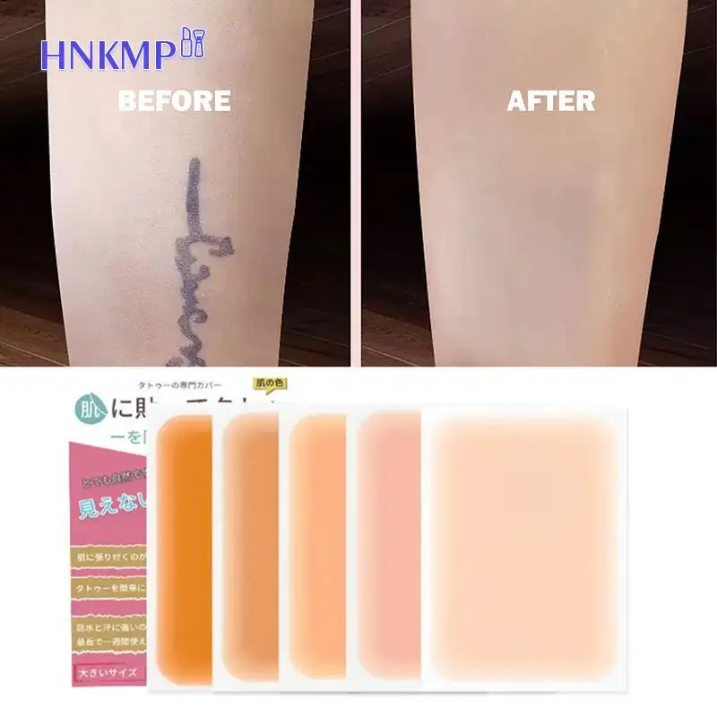 

6PC Waterproof Tattoo Flaw Conceal Tape Full Cover Concealer Sticker Body Arm