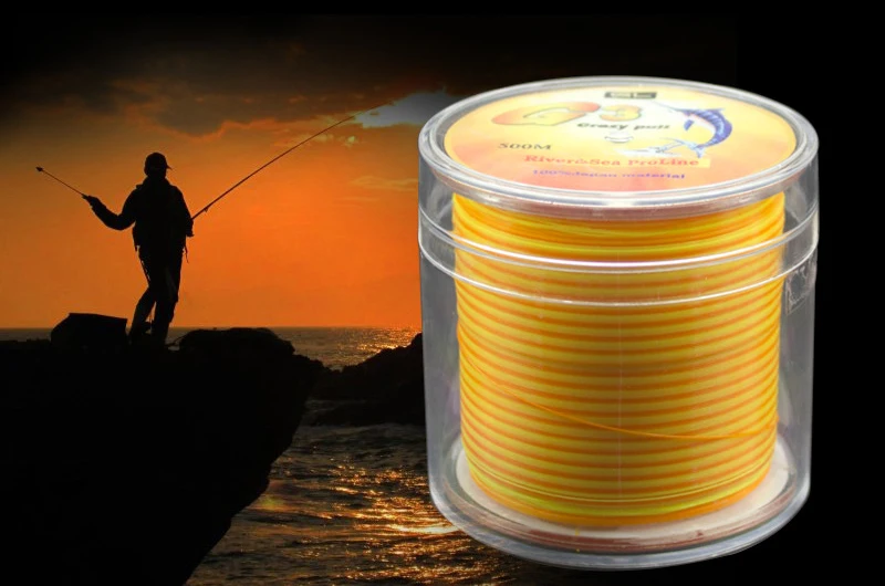 

Two-color 500m fishing line main line semi-floating wear-resistant pull sea fishing nylon line fishing line