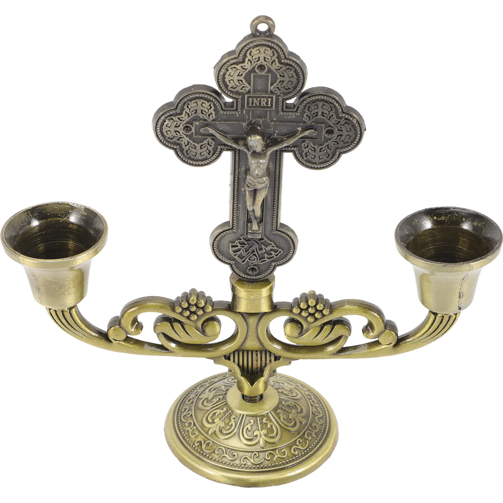 

Holder Holders Stand Burner Candlestick Taper Shabbat Metal Candelabra Decorative Tealight Vintage Pillar Candlesticks Cross