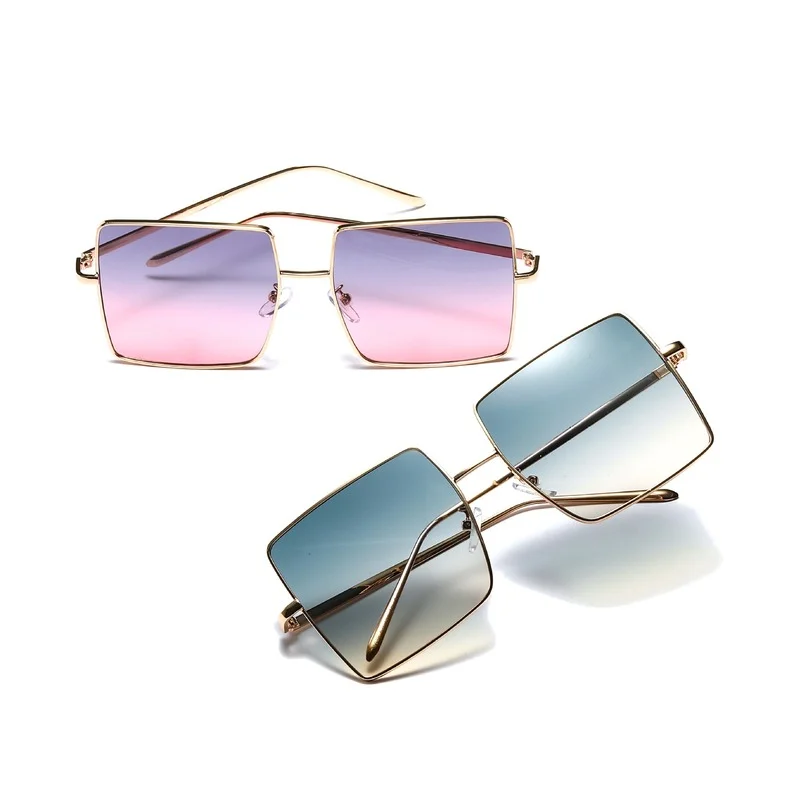 

Солнцезащитные очки в золотой оправе женские Квадратные Солнцезащитные очки женские солнцезащитные очки с тонким затенением 2022 Модные жен...