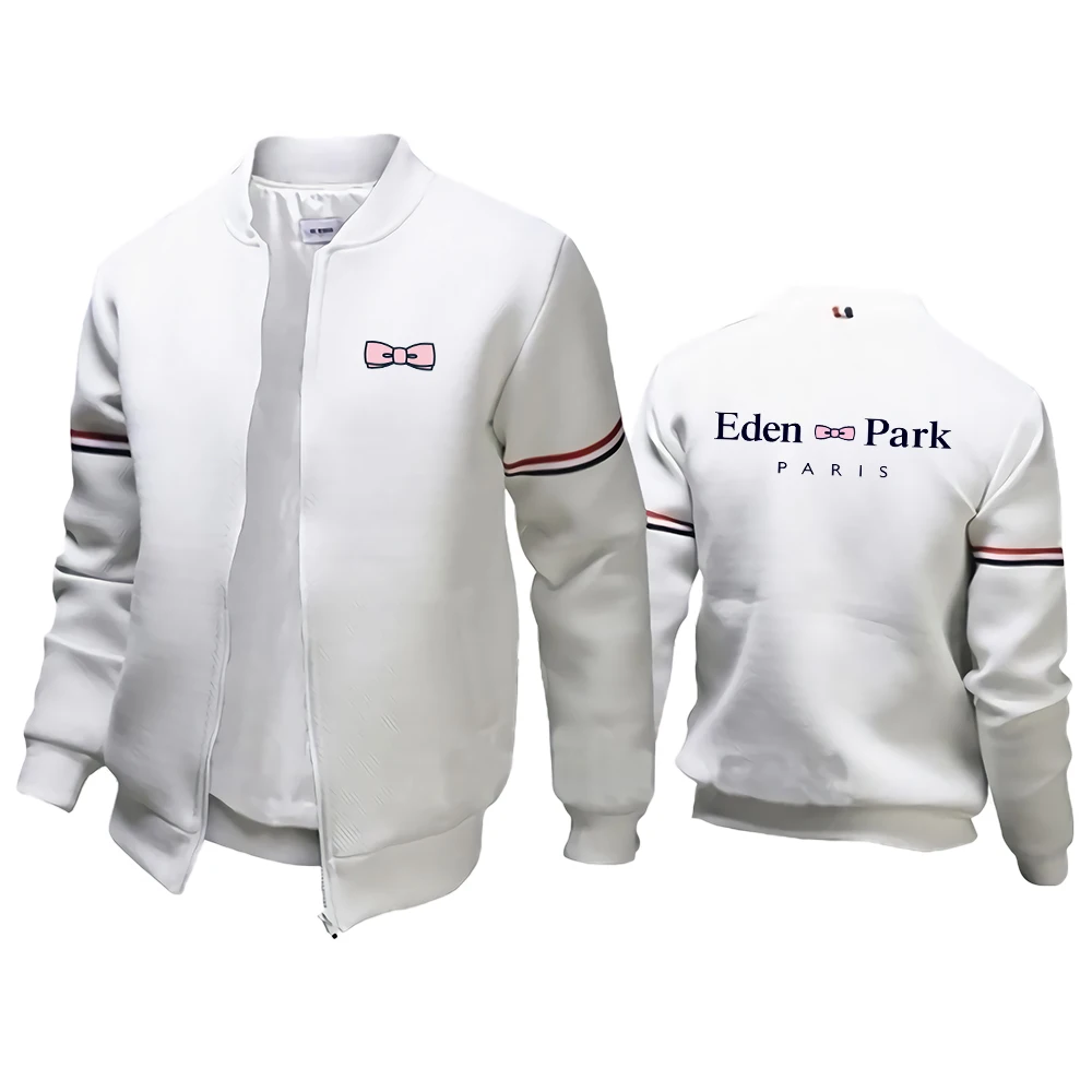 Куртка-бомбер мужская с длинным рукавом брендовая спортивная бейсбольная форма