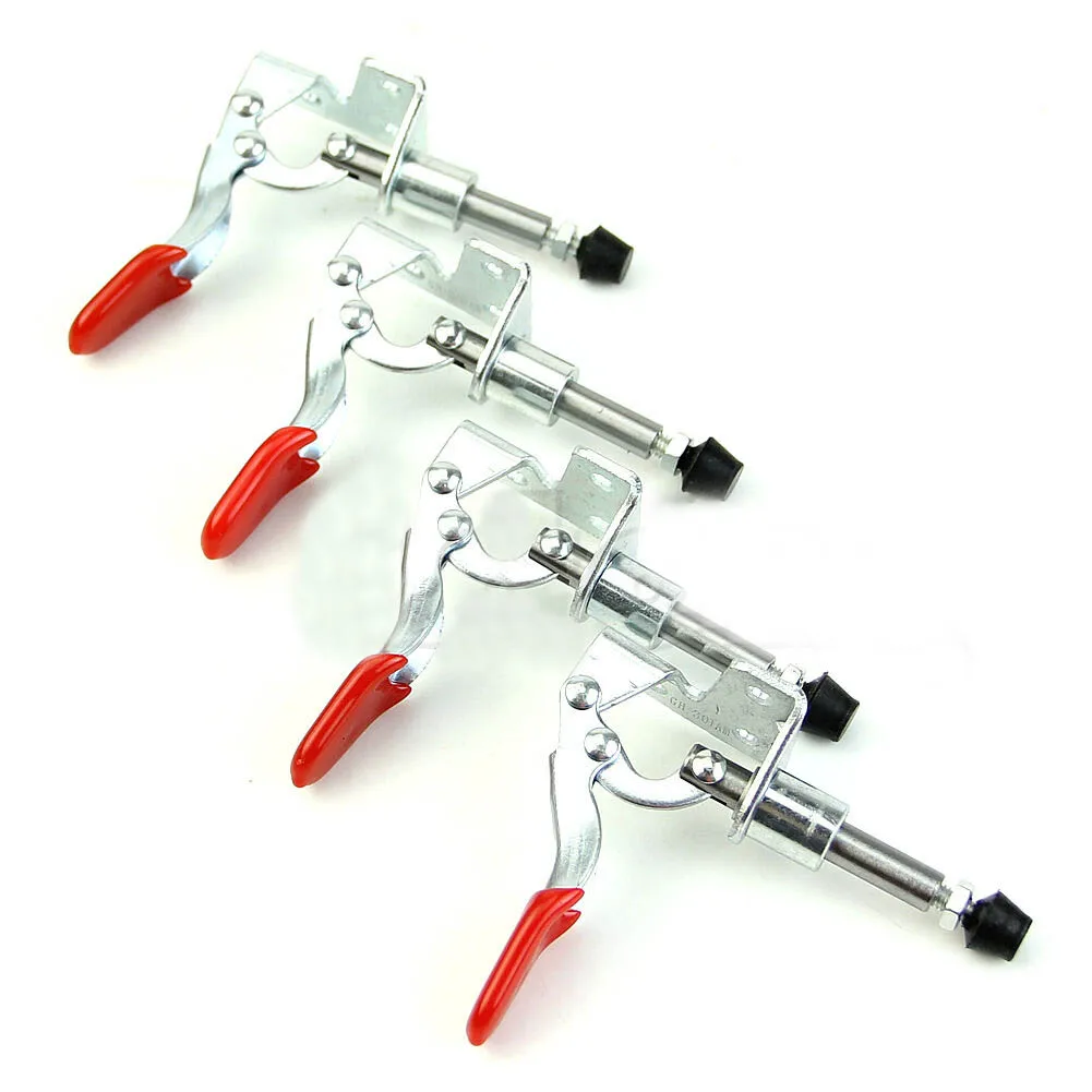 

4pcs GH-301AM Quick Release Toggle Clamp 45KG-99Lbs Clamping Force Push-pull Clamps Plunger Stroke HandTool Vertical Type