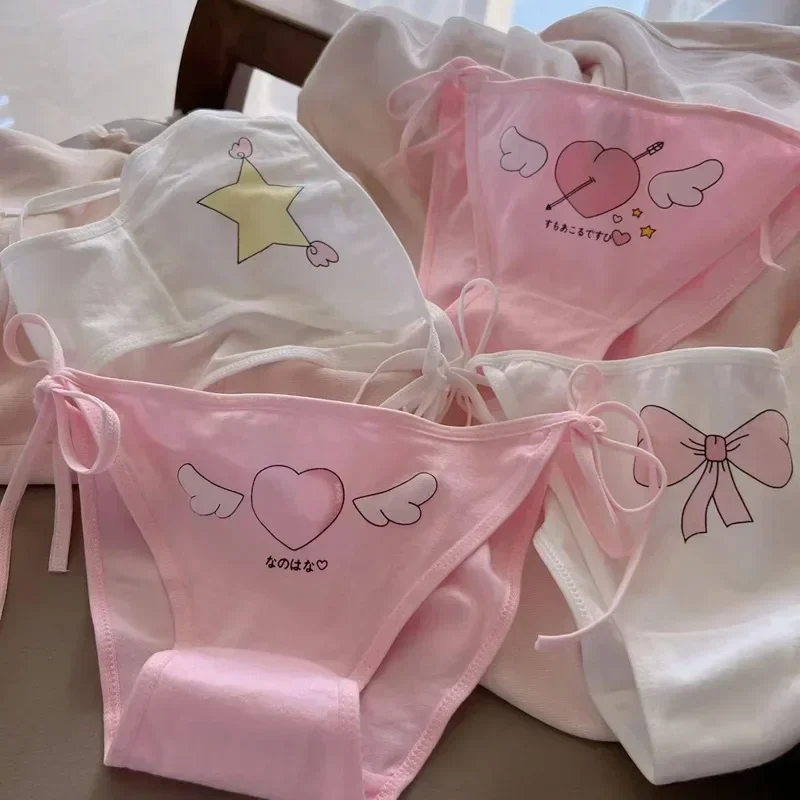 Женские хлопковые трусы с вырезами цвет в ассортименте