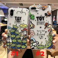 cartoon toy story phone case for iphone 13 12 mini 11 pro max xs x xr 7 8 6 6s plus se 2020 funda silicone cover