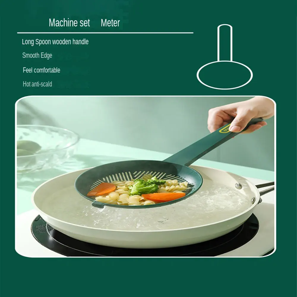 

High Temperature Resistant Hangable Colander Modern Minimalist Kitchen Household Creative Big Spoon For Dumpling And Egg