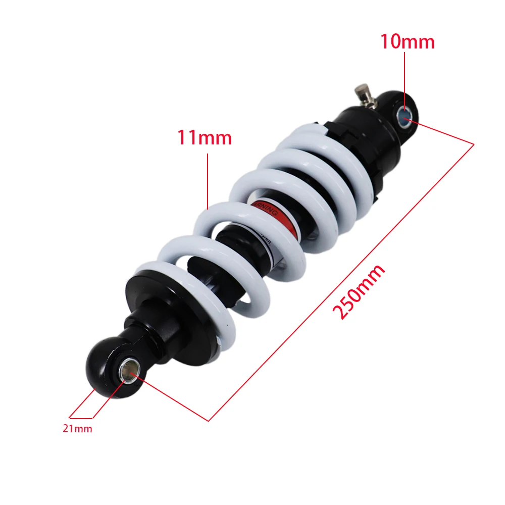 

250mm Alloy off-road Motorcycle Rear Shock Absorber Damping Adjustable Dirt Pit Bike After The Shock Replacement