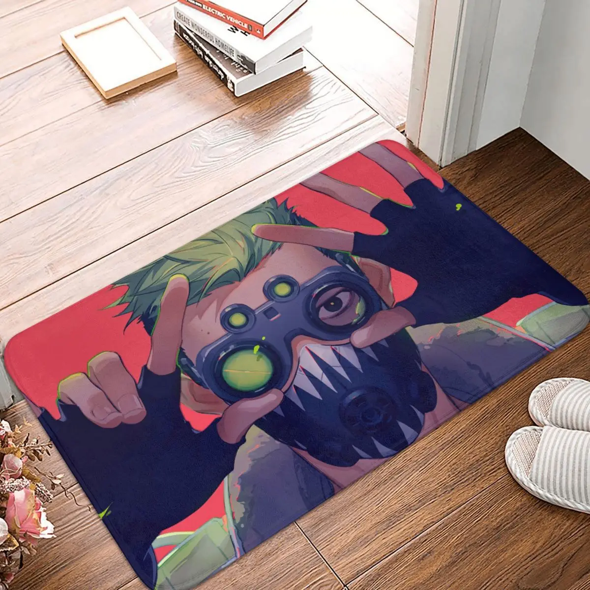 

Apex Legends Crypto Shooting Game Non-slip Doormat Living Room Mat Octane Floor Carpet Welcome Rug Bedroom Decorative