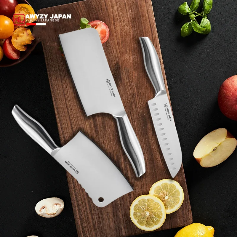 Японские кухонные ножи шеф-повара сантоку профессиональный резец из нержавеющей