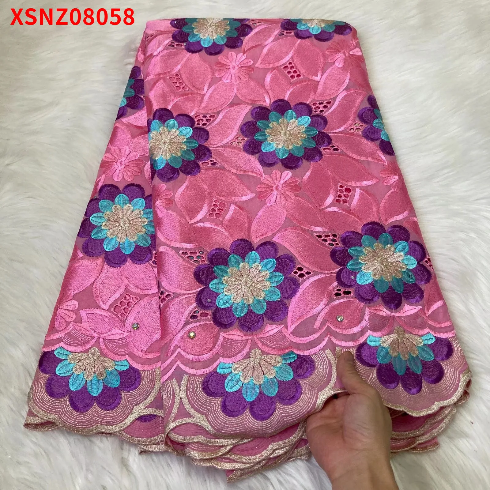 Африканская Анкара низкая цена кружевная ткань хлопок для женщин вечернее