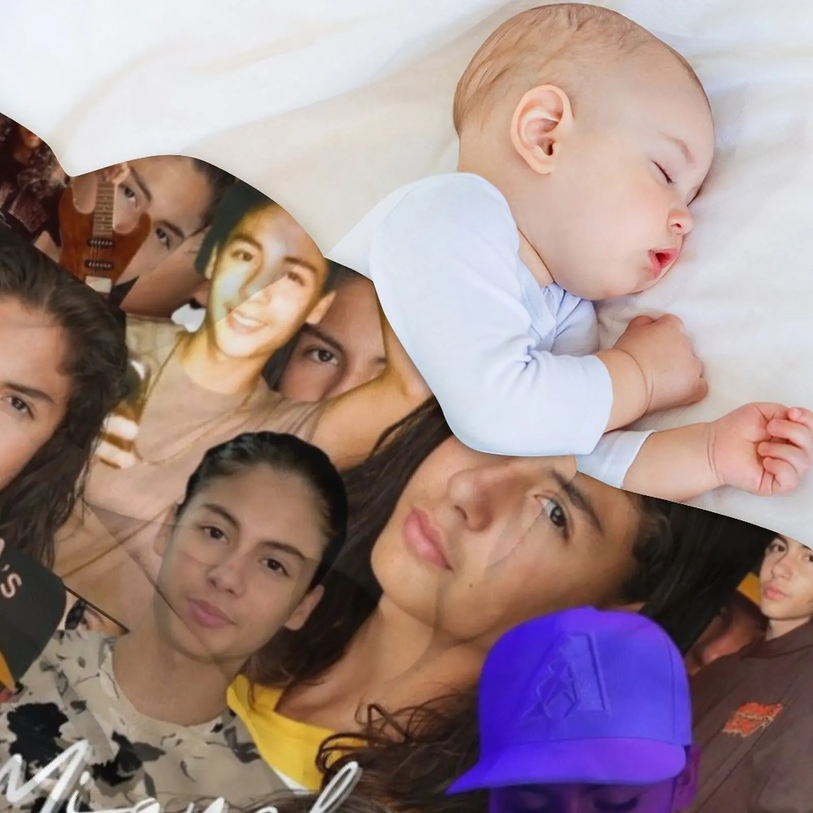 Бесшовный коллаж Мигеля казареза Мора с подписью-2 одеяла милые декоративные