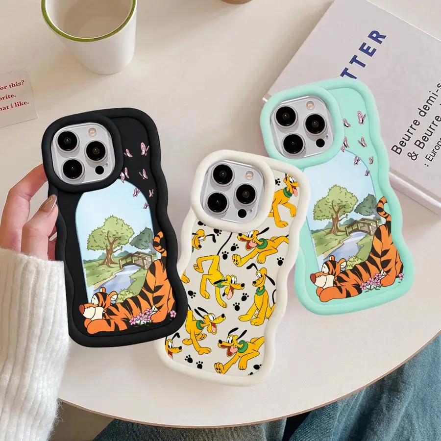 Фото Чехол для iPhone 17 13 15 Plus 12 8 XR 16 Pro Max 17Air 14 11 17e, мягкий чехол для телефона Disney Pluto Tigger №4
