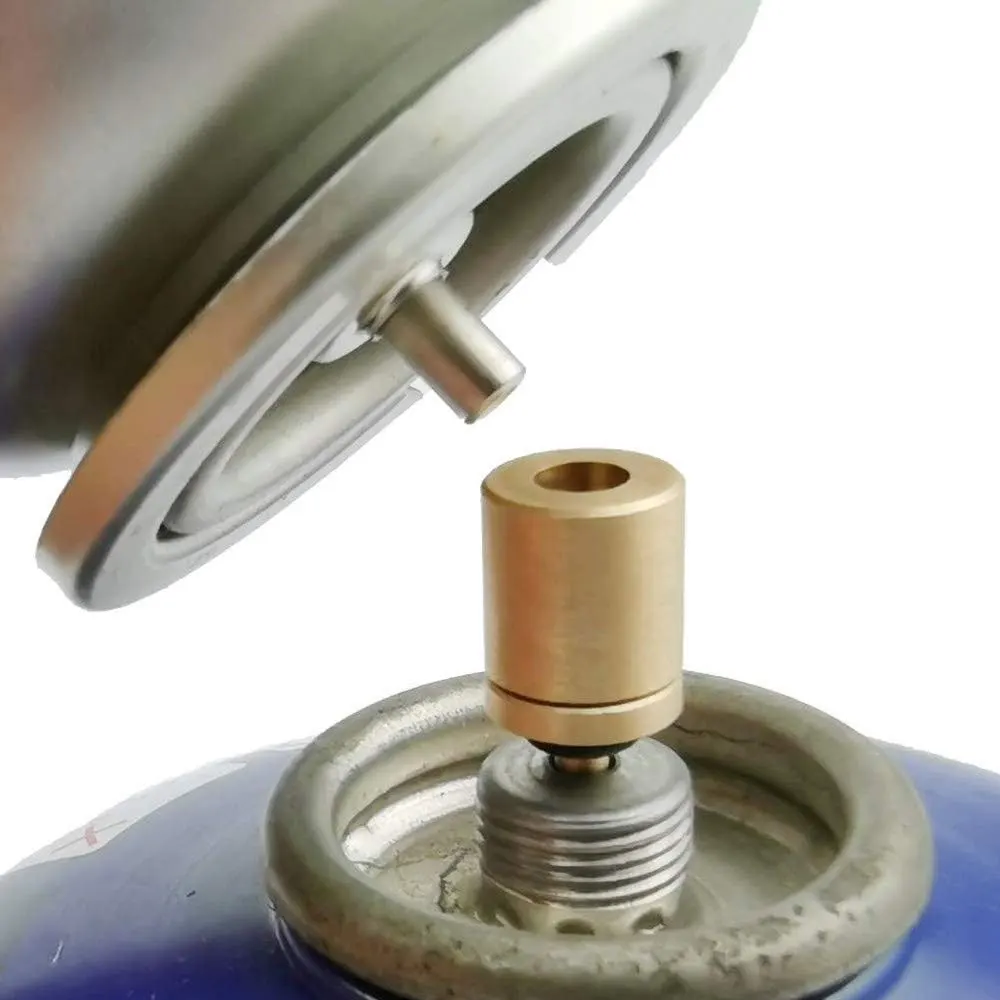 Адаптер для заправки газа канистра бутана уличная походная плита газовый баллон