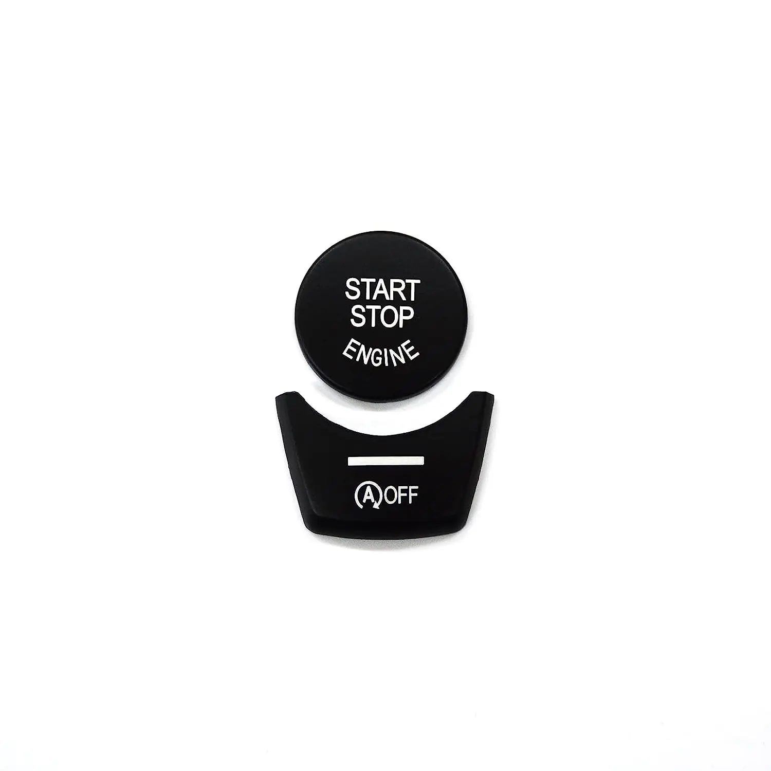 

Матовая черная накладка на переключатель кнопки старт-стоп для BMW F10 F01 F15, хромированные наклейки на переключатель электронного тормоза для серии 5 7 X5 (черный)