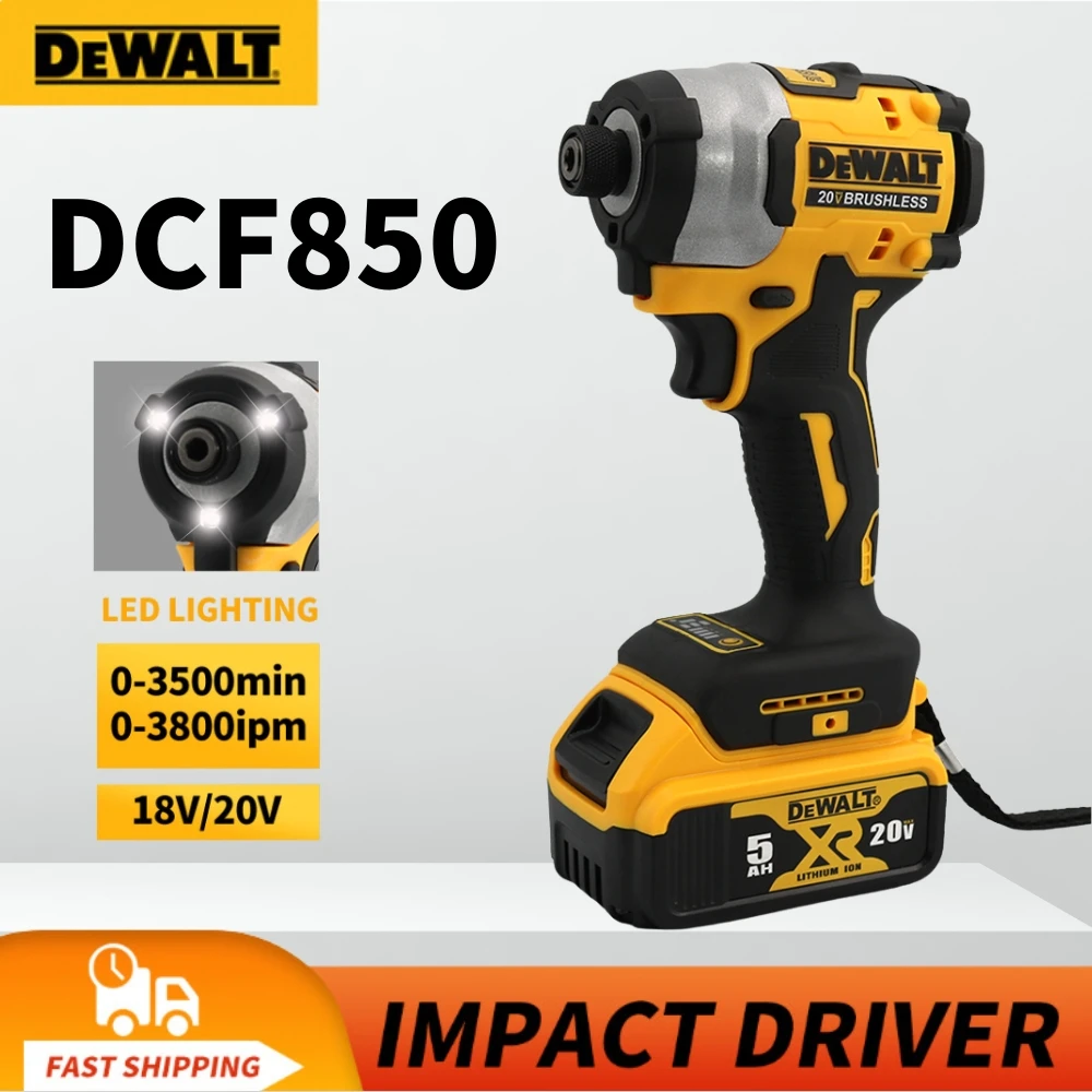 DEWALT DCF850 Ударный привод Электрический 20V Литиевый аккумулятор Безщеточный