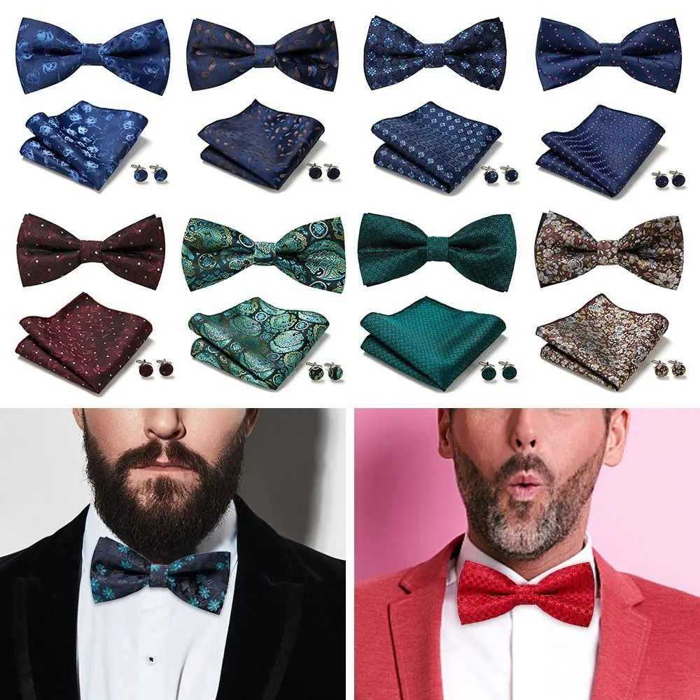 

Аксессуары для одежды, набор запонок, костюмов, галстук-бабочка, набор галстуков-бабочек, квадратные запонки, галстуки для мужчин