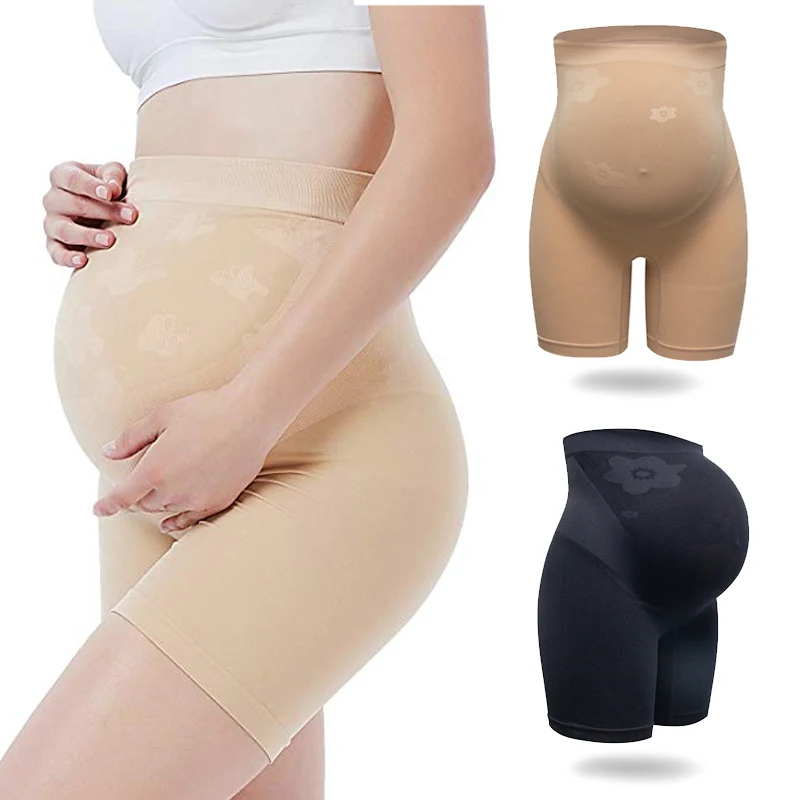 Maternity Pregnant High Waist Shapewear Plus Size Women Support Legging Skinny Pants Pregnancy Body Shaper Shaping Panties